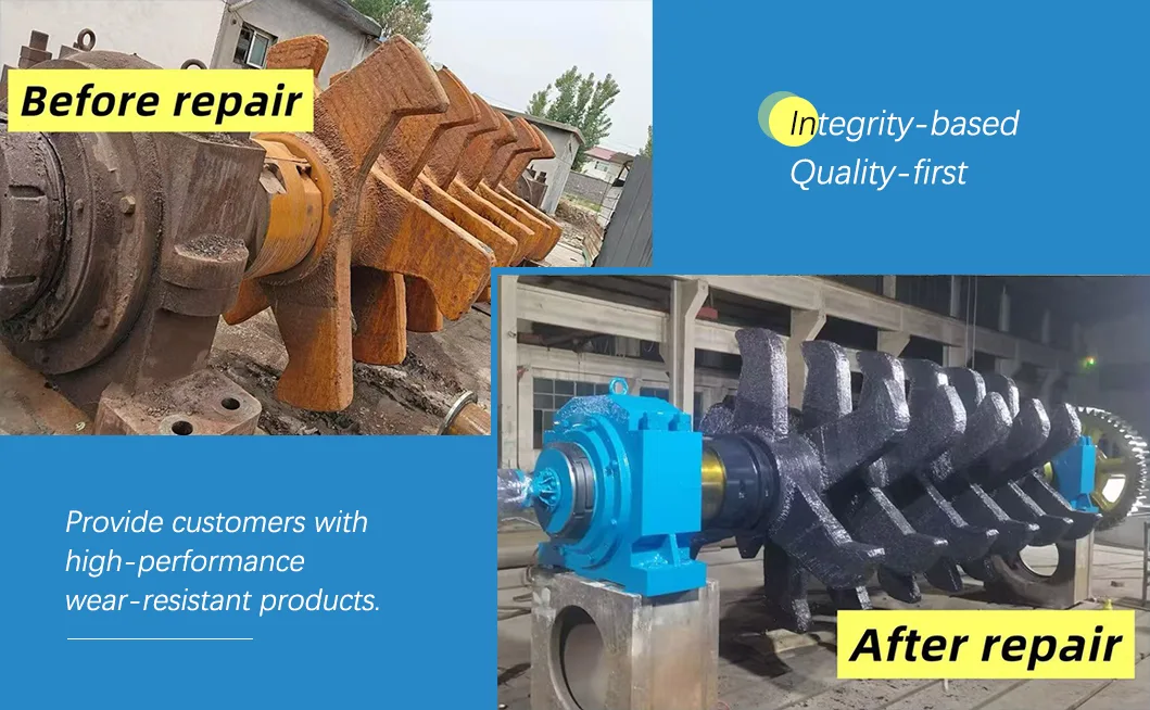 Поправка једног ваљка машине за синтеровање